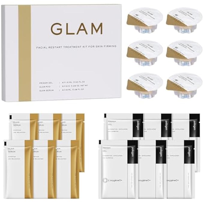 GLAM OXYGEN CAPSULES FACIAL REPAIR PRODUCTS PODS KIT OXYGEN BUBBLE PEN EXFOLIATE CO2 OXYGEN FACIAL MACHINE OXYGEN POD CAPSULE KIT (GLAM) - Image 1